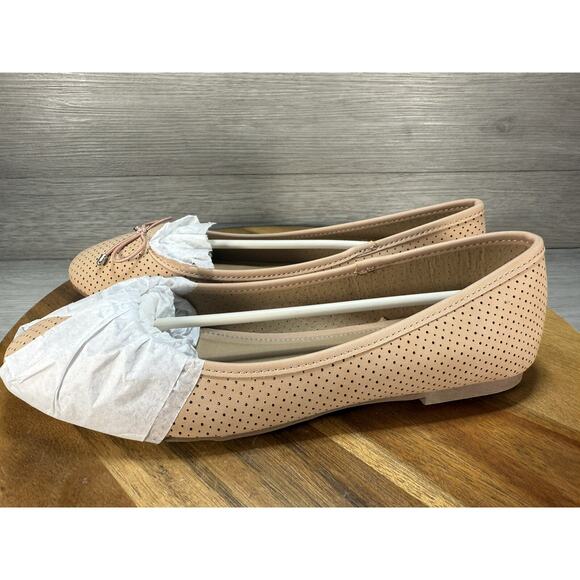 EASY SPIRIT Womens Beige Padded Orly Round Toe Slip On Flats Shoes 7.5 - Picture 3 of 8